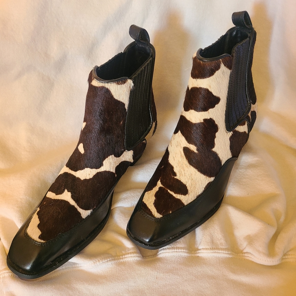 Vintage Dingo Cowhide ankle boots never worn